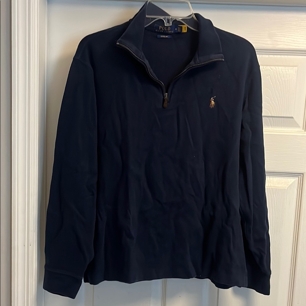 Polo Ralph Lauren Navy Quarter-Zip Pullover
